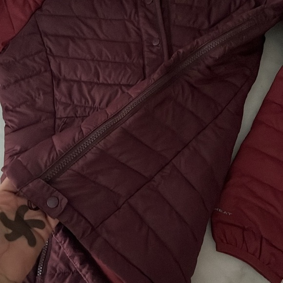 Columbia Powder Lite Omni-heat Insulated Anorak Malbec Thermal Jacket Sz M NWOT - Picture 6 of 16